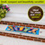 Briarwood Lane Paradise Flip Flops Mini Mat, colorful floral welcome mat, 22 x 10 inches.