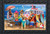 Briarwood Lane Dog Days Beach Doormat with colorful beach scene and dogs on a beach.