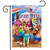 Briarwood Lane Dog Days Beach Garden Flag with colorful beach scene and dogs on sand.