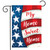 Briarwood Lane My Home Sweet Home double sided garden flag with American stars and stripes design.