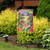Briarwood Lane Five O'clock Flamingo colorful garden flag with floral design and vibrant tropical pattern.