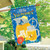Briarwood Lane Hello Summer Lemonade House Flag with colorful pitcher and mason jar design.