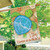 Briarwood Lane Life Is Better Turtle House Flag with green turtle and beach theme design.