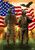 Briarwood Lane American Soldiers House Flag with patriotic soldiers and American flag design.