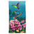 Briarwood Lane Springtime Hummingbirds Hand Towel with colorful hummingbirds and pink flowers design.