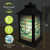 Briarwood Lane Welcome Anchor Lantern, black metal, shatter-resistant acrylic, anchor and wave design.