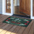Briarwood Lane Joyful World Coir Doormat 18 x 30 green with red and white festive design.