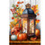 Briarwood Lane Autumn Lantern Garden Flag with pumpkins, leaves, and bird design.