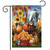 Briarwood Lane Fall Chair Garden Flag with pumpkins, sunflowers, and autumn leaves design.