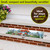 Winter Watering Can Mini Mat, 22 x 10 inches, colorful garden design on waterproof mat.