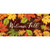 Welcome Fall doormat with colorful autumn leaves design, Leaf Toss Mini Mat, vibrant orange, yellow, green.