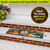 Fall Gnomes Mini Mat, 22" x 10", colorful autumn design with pumpkins and gnomes.