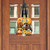 Fall Gnome Home Wood Door Hanger with pumpkin, gnomes, and autumn leaves on a wooden door.