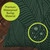 Tropical Leaves Burlap Pillow, dark green with white stripes, waterproof burlap material, natural texture.