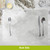 Textured Home Placemat, four pack, silverware on gray marble design table setting accessory.
