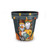 Small Fall Gnomes Planter with colorful gnomes, pumpkins, and sunflowers on a dark background.