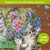 Garden Cats Spring 1000 Piece Jigsaw Puzzle with kittens and flowers, mostly completed on wood.