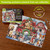 Holiday Cheer Dogs 1000 Piece Jigsaw Puzzle with dogs and festive scene on wooden table.