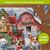Holiday Cheer Dogs 1000 Piece Jigsaw Puzzle with dogs and red barn in winter scenery.