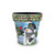 Checkered Snowman Small Planter with black and white hat, scarf, and holly trimmed rim design.