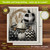 Black White Pumpkins Swedish Dish Cloth with geometric and polka dot patterns on decorative pumpkins display.