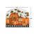 Happy Fall Y'all Acrylic Art Sign with orange pumpkins and green vines on white background.