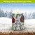Patterned Ornaments Flameless Candle, battery operated LED candle with holiday design and lit yellow flame.