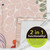Colorful Flowers Cotton Hand Towel with floral design and absorbent terry cloth back.