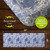 Briarwood Lane blue and white oversized floral comfort mat, 54" x 22", waterproof vinyl.