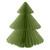 Green Tree Honeycomb small magnetic paper decor, 4.8 x 3, in a green color.