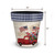 Stars and Stripes Truck Medium Planter, 11 inches tall, red truck with American flags and flowers.