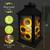 Briarwood Lane Ladybugs and Sunflowers Lantern, black metal with shatter-resistant acrylic ladybug sunflower panels.