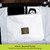 American Freedom Eagle Canvas Tote interior pocket with phone, keys and zippered closure.