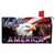 God Bless America Eagle Mailbox Cover with American flag and bald eagle design, red flag.