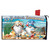 5 O'clock Beach Gnomes Mailbox Cover with colorful beach scene and two gnomes on sandy beach.
