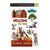 Funny Farm window clings with farm animals, barn, truck, and windmill in colorful vibrant designs.