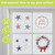 American Wreath Window Clings, red, white, and blue stars and wreath on glass surface.