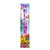 Spring Flowers Pine Reversible Porch Leaner with colorful butterflies and flowers and welcome text.