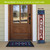 American Home Pine Reversible Porch Leaner with patriotic design and God Bless America text.