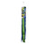 Goldfinches and Hydrangea Windsock Wind Twister with green and blue ribbons and yellow birds hanging.