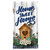 Country Home Sweet Home cotton hand towel with birdhouse, flowers, and butterflies on wooden background.