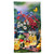 American Lemonade Cotton Hand Towel with patriotic floral design and refreshing drink glasses on display.