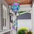 Colorful Hydrangea Hot Air Balloon Spinner with spiral design, vibrant floral pattern, and multicolored hues.