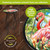 Flamingo Pair Cast Iron/Glass Plant Stand, 12" x 21", colorful flamingo design on glass top.