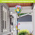 Sunshine Butterflies Hot Air Balloon Spinner outdoor decoration with colorful butterfly and flower design.