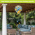Bluebirds and Roses Hot Air Balloon Spinner, colorful bluebird design with roses, outdoor decorative spinner.