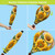 Sunflower Duo hot air balloon spinner, yellow sunflowers, polyester, weather resistant, decorative home accent.