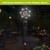 Bless This Home With Love illuminated wind chime with floral design and lights outdoor decor.