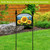 Sunflower Dance Acrylic Art Sign on a stand with welcome text and yellow sunflowers and butterfly.