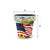 American Sunflowers Small Planter, 8" tall and wide, with patriotic and floral design.
